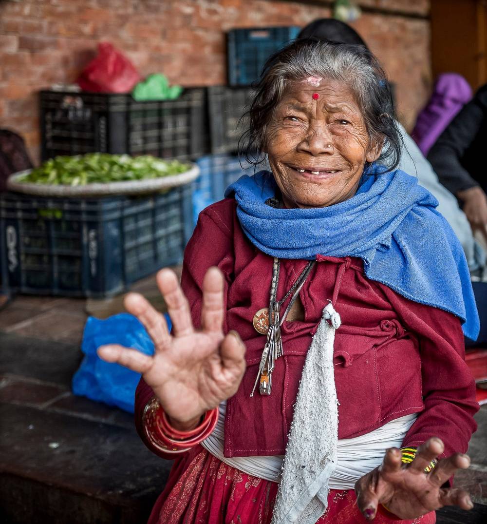 Resident of Pashupati Briddhashram