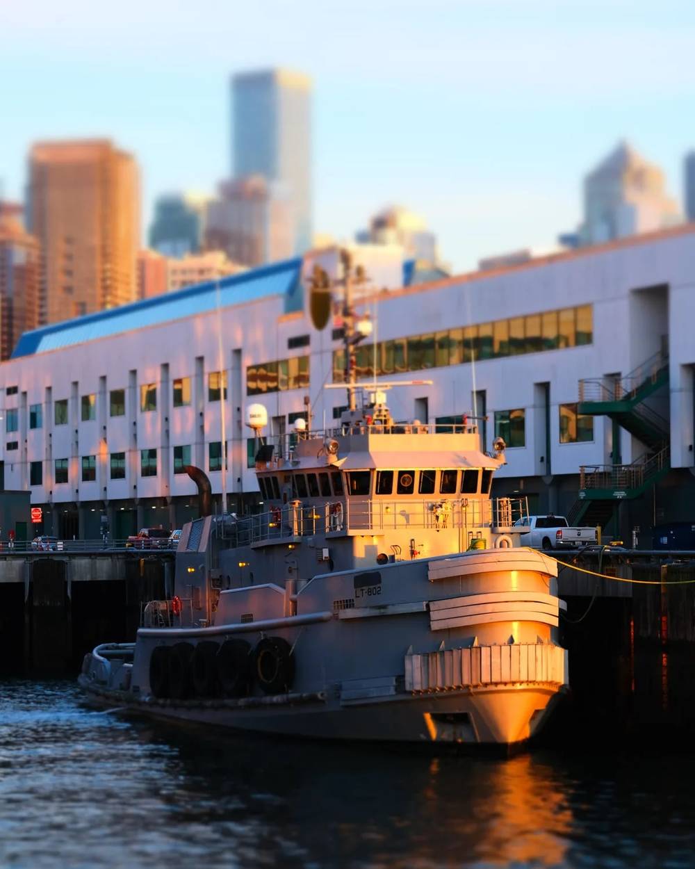 Golden Hour Tug at Seattle's Pier 70