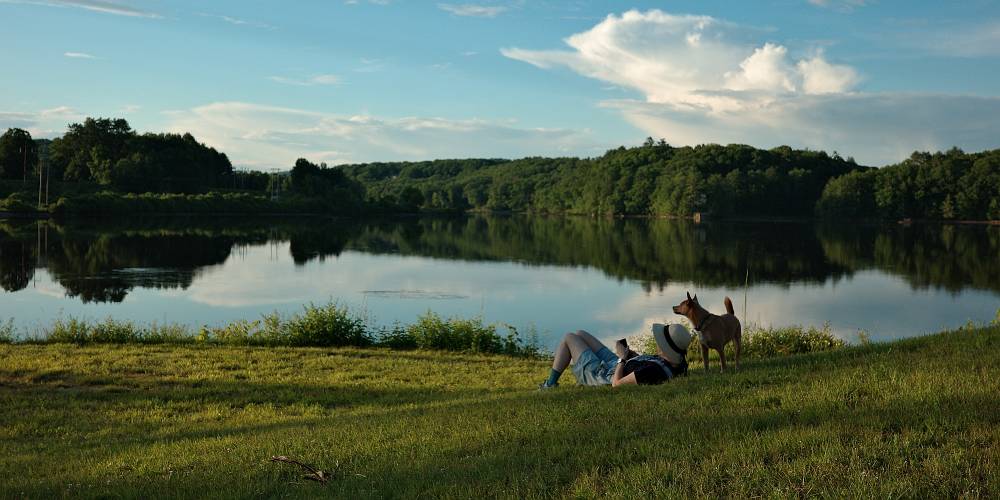 Lazing by the river