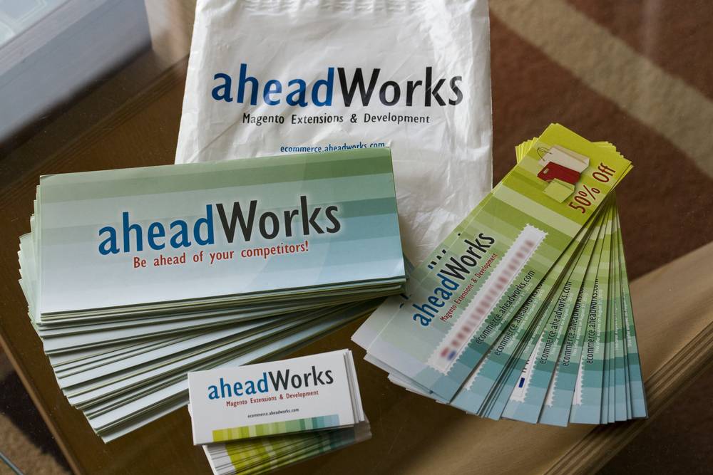 aheadWorks conference swag
