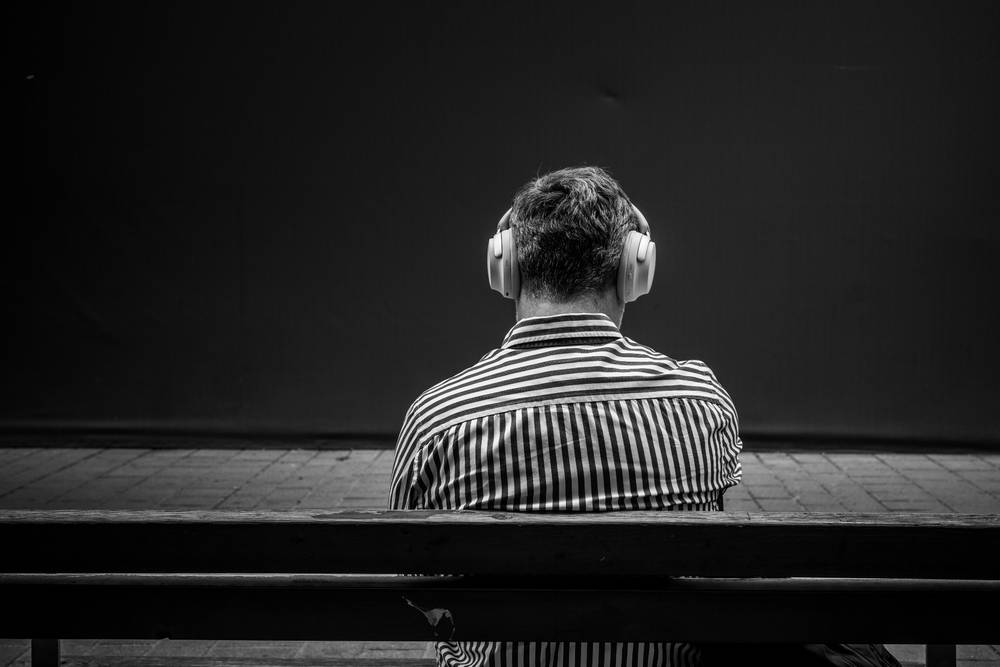 Finding calm amidst the noise, one striped shirt and a good beat at a time.