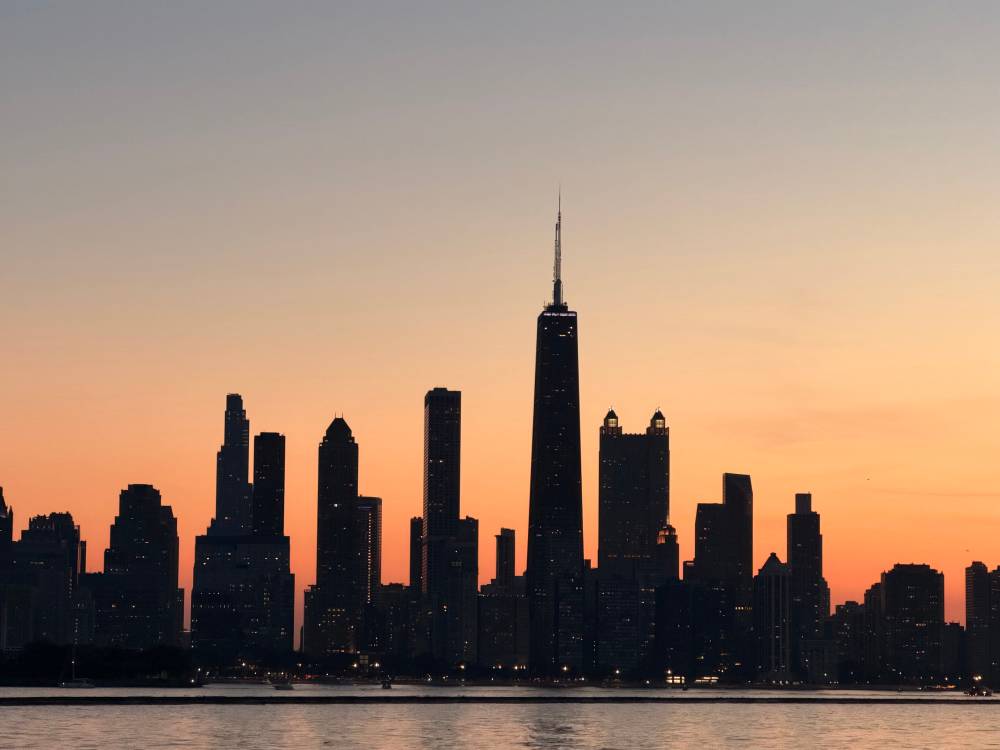 Chicago sunset 