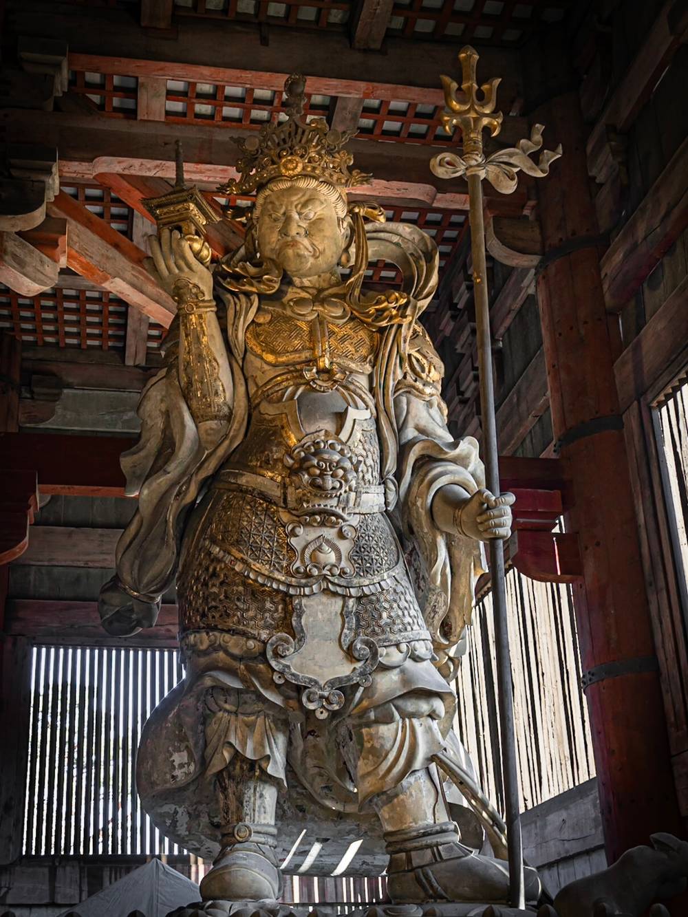 Bishamonten at Todai-ji’s Daibutsu-den
