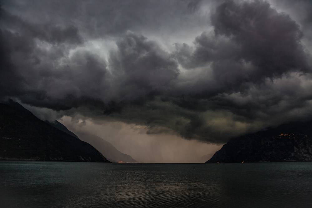 Thunderstorm over Lago di Garda