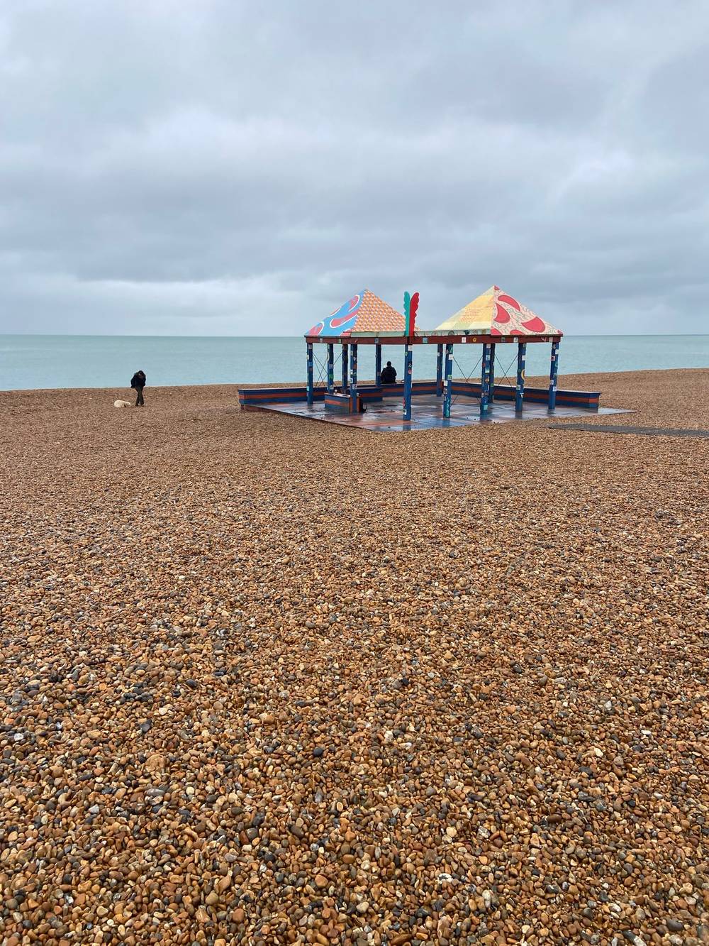 Beach at Folkestone, Kent.